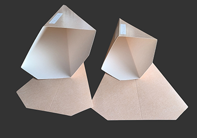 Paper cones for chips & waffles