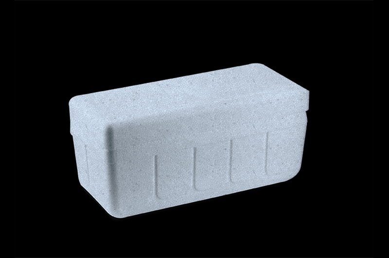 Recyclable ice cream transport and storage containers