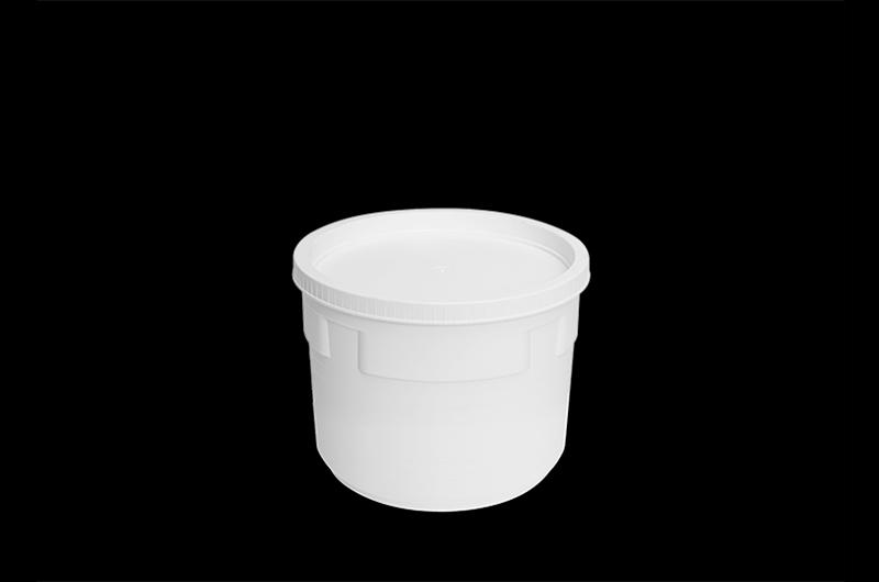 Plastic round ice cream scooping baskets 2.5 liters