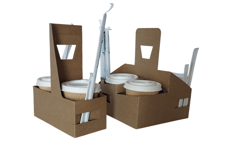Paper cup holders and sleeves