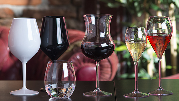 Take away glasses for outdoor events, swimming pools, beach bars, pool bars