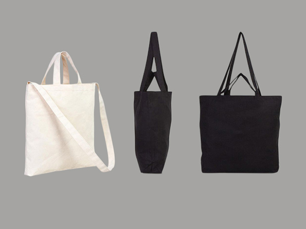 Branded cotton bags with short or long handles