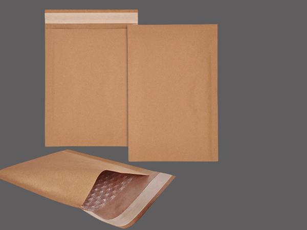 Printing on paper white/kraft bubble envelopes for fragile items