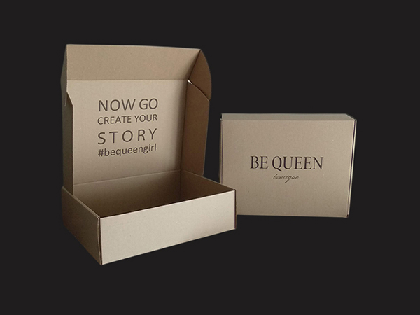 Custom Printed or unprinted corrugated Paper Garment Boxes