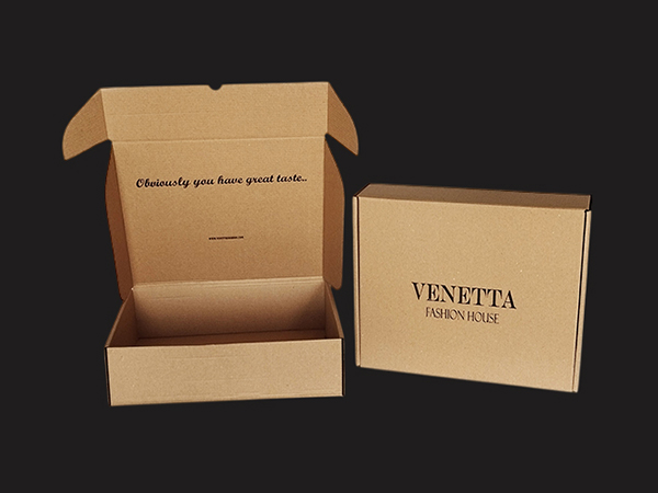Cardboard boxes with integrated lid for storing and shipping clothes