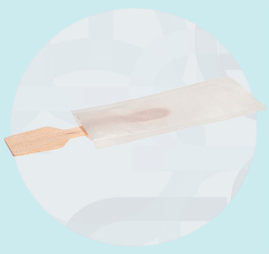 Wooden ice cream spoons