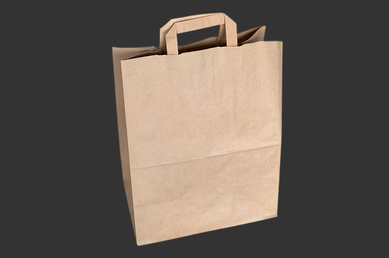Ready made kraft paper bags with/without handles