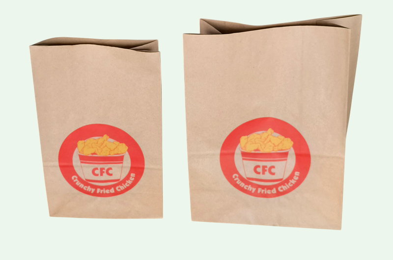 Printed kraft bags
