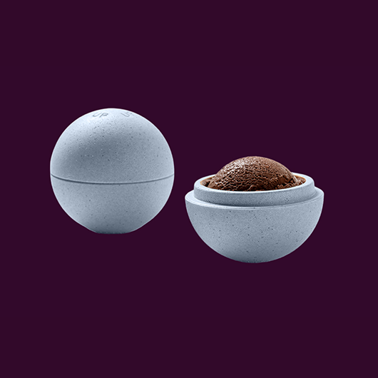 Recyclable ice cream containers SFERA