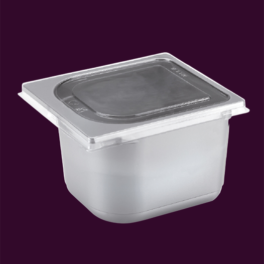 Plastic display ice cream baskets 2.5 L