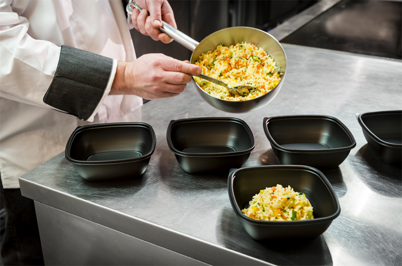 PP Containers for hot and reheated food