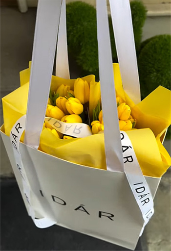 Branded cotton, satin and grosgrain ribbons