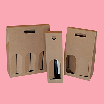 Bottle boxes, with a minimum quantity of 400 pieces